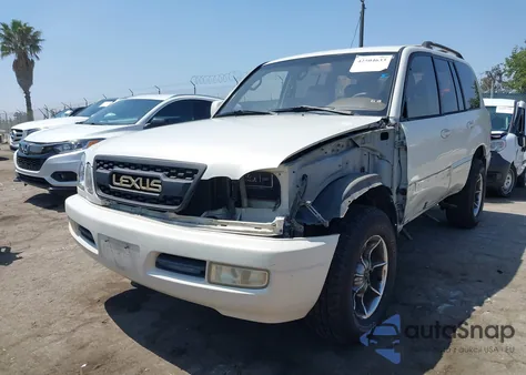 1999 Lexus Lx 470 z USA, uszkodzony, nr VIN JT6HT00WXX0064031